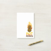 Hot Potato Post-it® Notes (Op bureau)