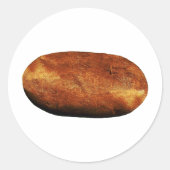 Hot Potato Ronde Sticker (Voorkant)