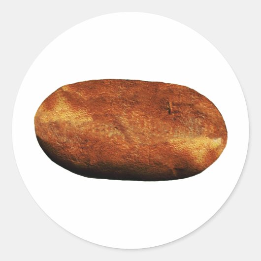 Hot Potato Ronde Sticker (Voorkant)