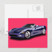 Hot Racing Briefkaart (Voorkant / Achterkant)