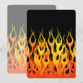 Hot Racing Flames Grafisch (Voorkant / Achterkant)