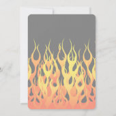 Hot Racing Flames Grafisch (Achterkant)