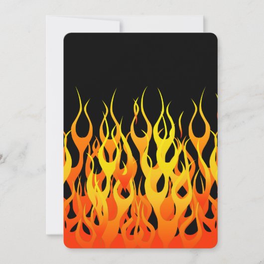 Hot Racing Flames Grafisch (Voorkant)
