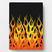 Hot Racing Flames Grafisch Fotoplaat (voorkant)