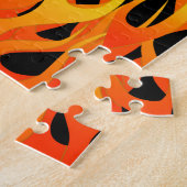 Hot Racing Flames Grafisch Legpuzzel (Zijkant)