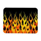 Hot Racing Flames Grafisch Magneet (Horizontaal)