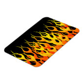Hot Racing Flames Grafisch Magneet (Linkerzijde)
