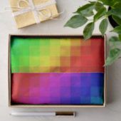 Hot Rainbow Mosaic Shimmer, Tissuepapier (Geschenk)