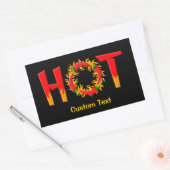 HOT RECHTHOEKIGE STICKER (Envelop)