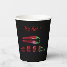 Hot-red chili-peper met aanpasbare tekst