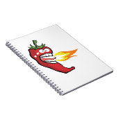 Hot Red Chili Pepper Notitieboek (Rechterzijde)