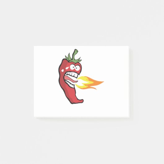Hot Red Chili Pepper Post-it® Notes (Voorkant)