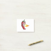 Hot Red Chili Pepper Post-it® Notes (Op bureau)