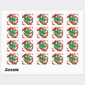 Hot Red Green Chili Peppers Sticker (Vel)
