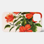 Hot Red Hibiscus Case-Mate iPhone Case (Achterkant (horizontaal))