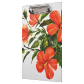 Hot Red Hibiscus Klembord (Links)