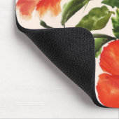 Hot Red Hibiscus Muismat (Hoek)