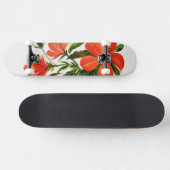 Hot Red Hibiscus Skateboard (Horizontaal)