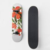 Hot Red Hibiscus Skateboard (Voorkant)