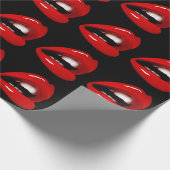 Hot Red Lips Cadeaupapier (Hoek)