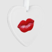 HOT Red Lips Ornament (voorkant)