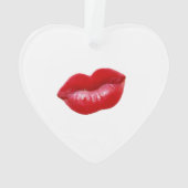 HOT Red Lips Ornament (achterkant)