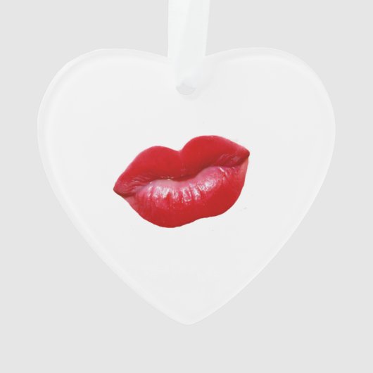 HOT Red Lips Ornament (achterkant)