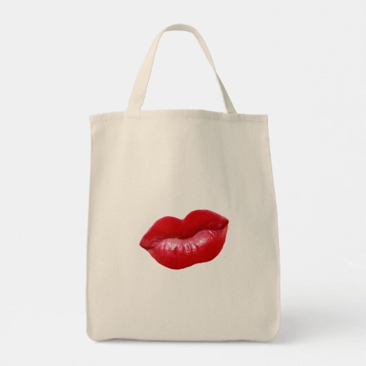 HOT Red Lips Tote Bag (Achterkant)