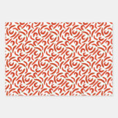 Hot Red Mexicaanse Chili Pepper Inpakpapier Vel (Voorkant 3)