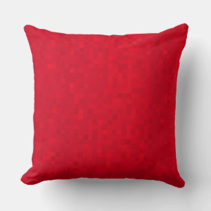 Hot Red Mosaic Tegels Pattern, Big Throw Cushion. Kussen