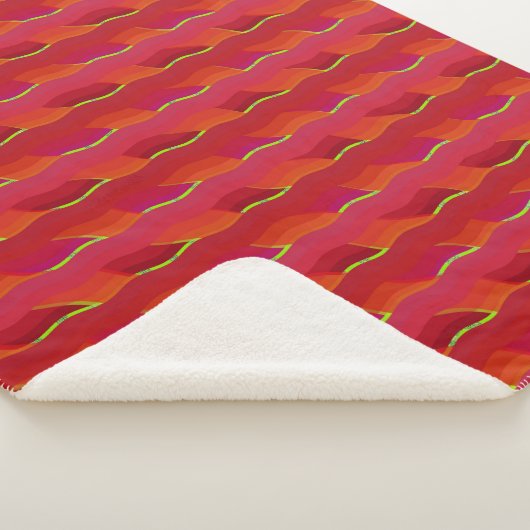 Hot Red Roze Sherpa Deken (3/4)