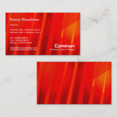 Hot Red Visitekaartje (Voorkant / Achterkant)