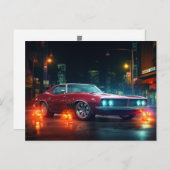 Hot Red Wheels Cinematic Auto's Briefkaarten (Voorkant / Achterkant)