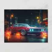 Hot Red Wheels Cinematic Auto's Briefkaarten (Voorkant)