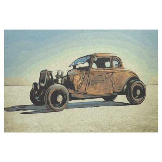 Hot Road Car Stof (Yard (91,4 cm))