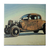 Hot Road Car Tegeltje (Voorkant)