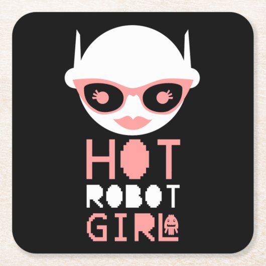 Hot robot kartonnen onderzetters (Voorkant)