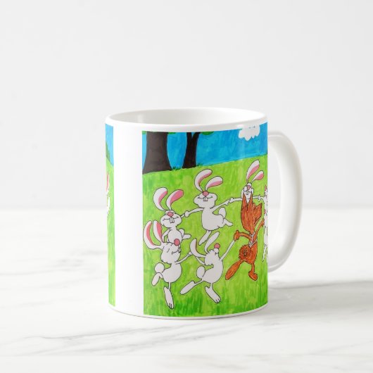 Hot Rock dansen Koffiemok (Voorkant rechts)