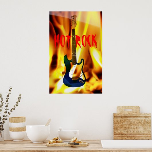 Hot Rock Poster (Keuken)