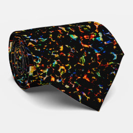 Hot Rocks Microprint Moderne Abstracte Lavatextuu Stropdas