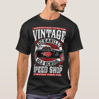 Hot Rod 70s Rockabilly Clothing Sock Hop  C T-shirt