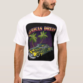 hot rod american dream auto musculus palmboom t-shirt