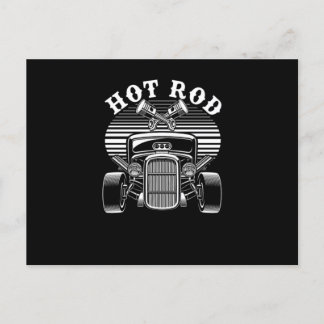 Hot-rod auto's Amerikaanse  Retro Hotrod Gift Briefkaart