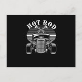Hot-rod auto's Amerikaanse  Retro Hotrod Gift Briefkaart (Voorkant)
