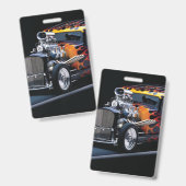 Hot rod badge (Voor- en achterkant)