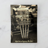 Hot Rod Birthday, ik hoop dat je geniet van de rit (Binnen)