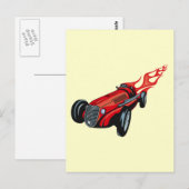 Hot Rod Briefkaart (Voorkant / Achterkant)