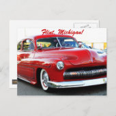 Hot Rod Briefkaart (Voorkant / Achterkant)