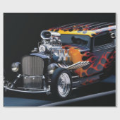 Hot rod cadeaupapier (Vlak)
