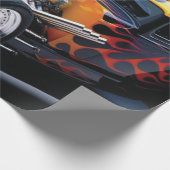 Hot rod cadeaupapier (Hoek)